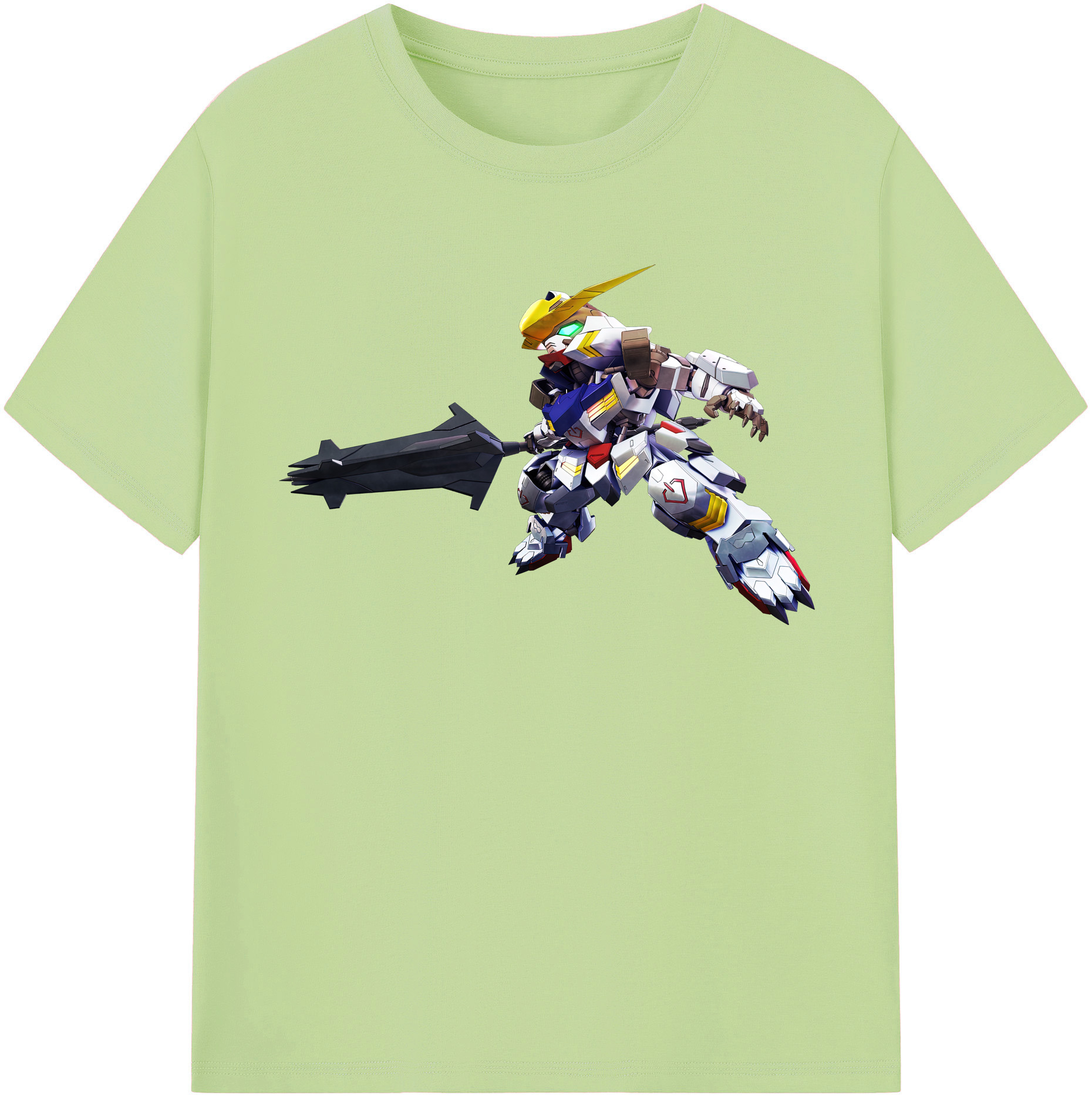 （画像用） 機動戦士ガンダム Mobile Suit Gundam 綿100％半袖Tシャツ（フロントプリント）